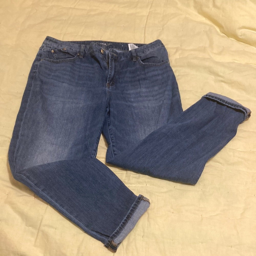 Boyfriend cropped jeans